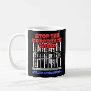 HARRIS-WALZ 2024 STOP THE CORPORATE GREED KAFFEETASSE