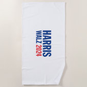 Harris Walz 2024 Strandtuch (Vorderseite)