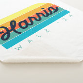 Harris Walz 2024 Sunset Modern Sherpadecke (3/4)