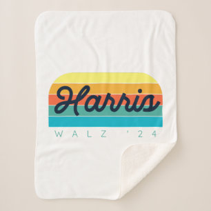 Harris Walz 2024 Sunset Modern Sherpadecke