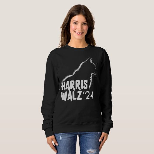 Harris Walz 2024 Sweatshirt (Vorne ganz)