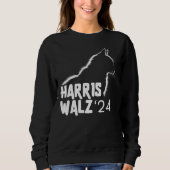 Harris Walz 2024 Sweatshirt (Vorderseite)