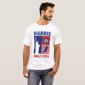 Harris Walz 2024 T-Shirt (Vorne ganz)