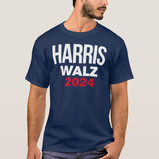 Harris Walz 2024 T-Shirt (Vorderseite)