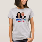 Harris Walz 2024 T-Shirt (Vorderseite)