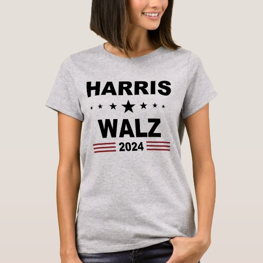 Harris Walz 2024 T-Shirt (Vorderseite)