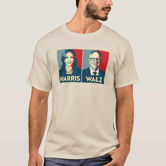 Harris Walz 2024 T-Shirt (Vorderseite)