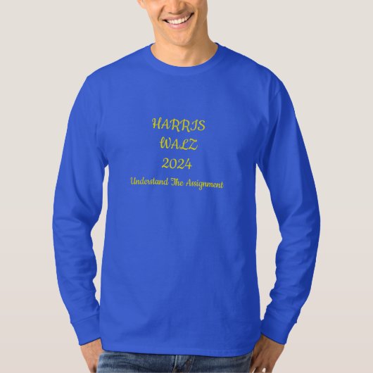 HARRIS/WALZ 2024 T-Shirt (Vorderseite)