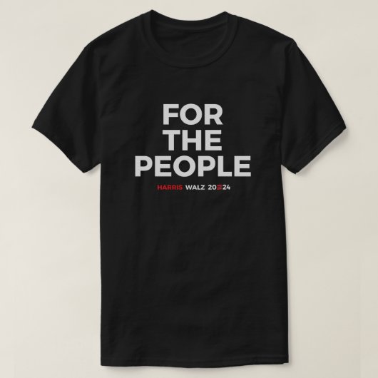 Harris Walz 2024 T-Shirt (Design vorne)