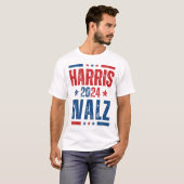 Harris Walz 2024 T-Shirt (Vorne ganz)