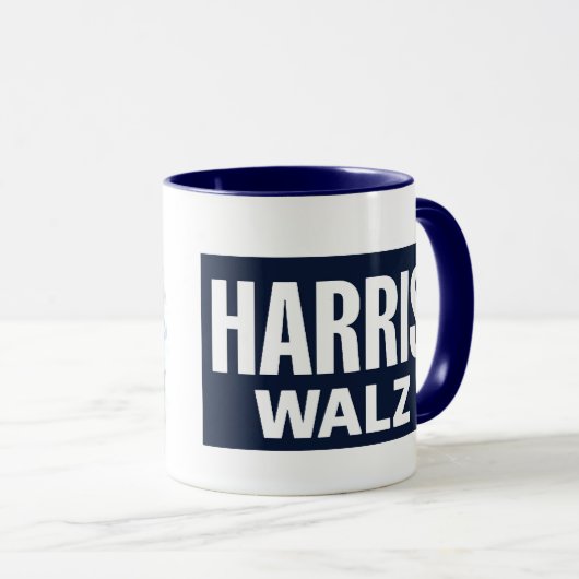 Harris Walz 2024 Tasse (VorderseiteRechts)