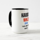 HARRIS WALZ 2024 TASSE (Vorderseite Links)