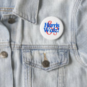 Harris Walz 2024 Ticket-Wahl Präsidentschaftswahl Button (Beispiel)