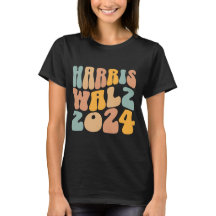 Harris Walz 2024 Trendige Wavy Boho