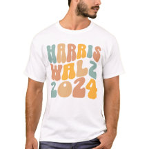 Harris Walz 2024 Trendige Wavy Boho