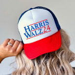 Harris Walz 2024 Truckerkappe<br><div class="desc">Dieser Retrostil-T - Shirt ist perfekt,  um Ihre Unterstützung zu zeigen!</div>