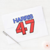 HARRIS-WALZ 2024 USA WAHLDEMOKRATEN QUADRATISCHER AUFKLEBER (Umschlag)