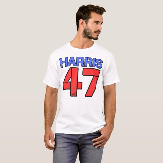 HARRIS-WALZ 2024 USA WAHLDEMOKRATEN T-Shirt (Vorne ganz)