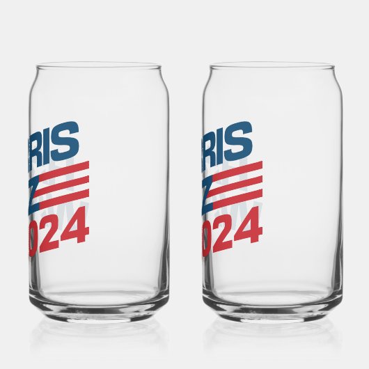 Harris Walz 2024 Wahl Dosenglas (Links)