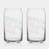 Harris Walz 2024 Wahl Dosenglas (Rückseite)