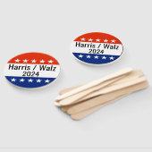 Harris Walz 2024 Wahl Fächer (Non-assembled)