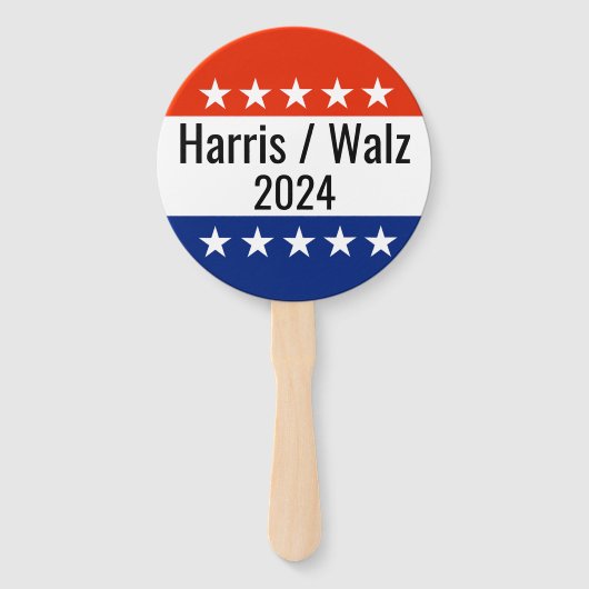 Harris Walz 2024 Wahl Fächer (Vorderseite)