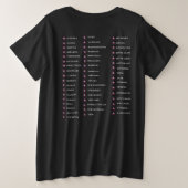 Harris Walz 2024 Wahl Kamala Große Größe T-Shirt (Design Rückseite)