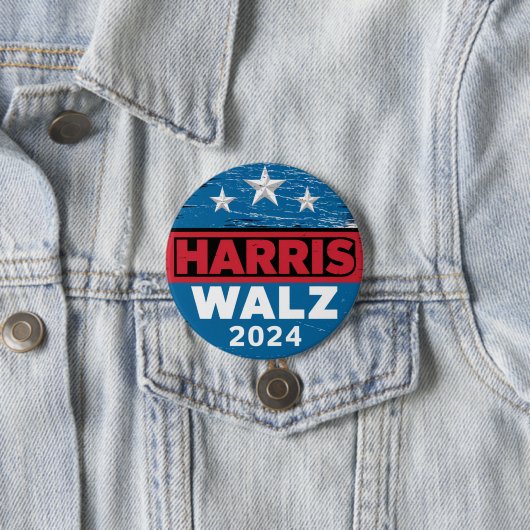Harris Walz 2024 Wahl Kamala Harris Tim Waltz Button (Beispiel)