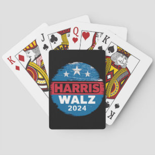 Harris Walz 2024 Wahl Kamala Harris Tim Waltz Spielkarten