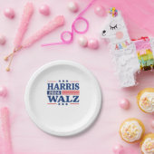 Harris Walz 2024 Wahl Kamala Harris Tim Walz 2 Pappteller (Party)