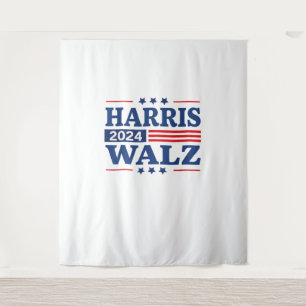 Harris Walz 2024 Wahl Kamala Harris Tim Walz 2 Wandteppich