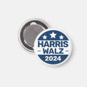 Harris Walz 2024 Wahl Kamala Harris Tim Walz Magnet (Vorderseite/Rückseite)