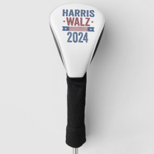 Harris Walz 2024 Wahl Kamala Tim Waltz Amerika Golf Headcover