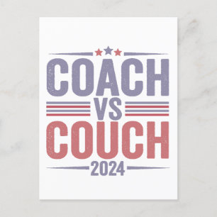 Harris Walz 2024 Wahl Kamala Tim Waltz Amerika Postkarte