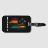 Harris Walz 2024 Wahl Kamala Tim Waltz LGBT Gepäckanhänger (Vorderseite (Horizontal))