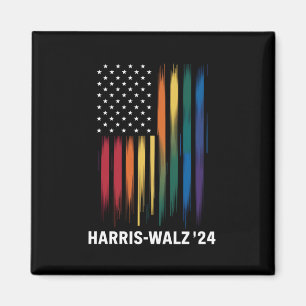 Harris Walz 2024 Wahl Kamala Tim Waltz LGBT Magnet