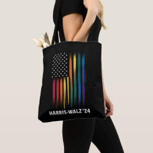 Harris Walz 2024 Wahl Kamala Tim Waltz LGBT Tasche