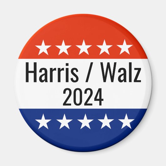 Harris Walz 2024 Wahl Magnet (Vorne)