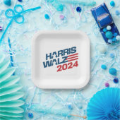 Harris Walz 2024 Wahl Pappteller (Party)