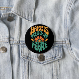 Harris Walz 2024 Wahl Präsidentin Kamala Harris Button