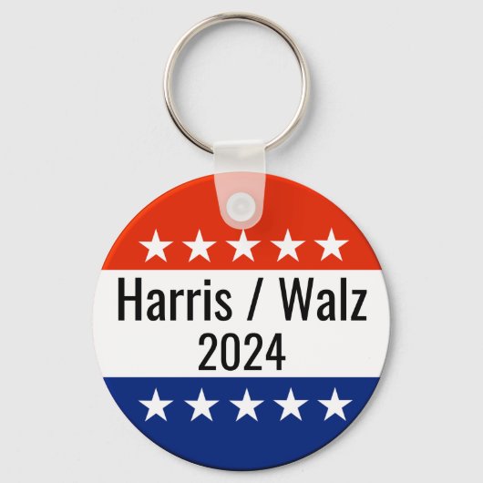 Harris Walz 2024 Wahl Schlüsselanhänger (Vorderseite)