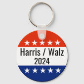 Harris Walz 2024 Wahl Schlüsselanhänger (Rückseite)