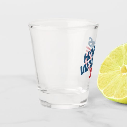 Harris Walz 2024 Wahl Schnapsglas (Links)