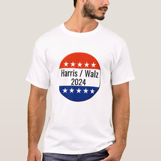 Harris Walz 2024 Wahl T-Shirt (Vorderseite)