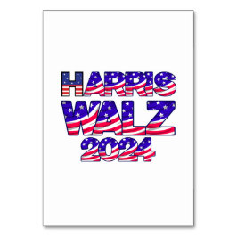 Harris & Walz 2024 | Wahl Tischnummer