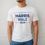 Harris Walz 2024 Wahl Weiße Männer<br><div class="desc">Kamala Harris für Präsident und Tim Walz für Vizepräsident 2024 US-Präsidentschaftswahl White Fleck Men's T - Shirt. Einfaches und modernes Design in Rot-,  Königblau- und Marinefarben mit US Flagge-Akzenten.</div>