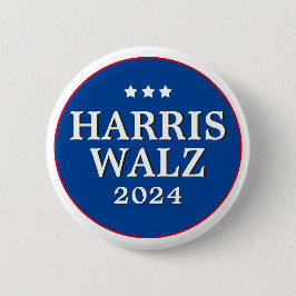 Harris Walz 2024 Wahl zur Demokratie Button