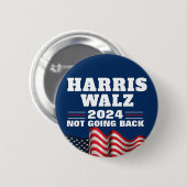 Harris Walz 2024 | Wahldemokratin Button (Vorne & Hinten)