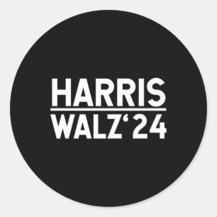 Harris-walz-2024 Wahlen Männer Frauen Kinder Harri Runder Aufkleber