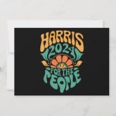 Harris Walz 2024 Wahlpräsident Kamala Harris Einladung (Vorderseite)